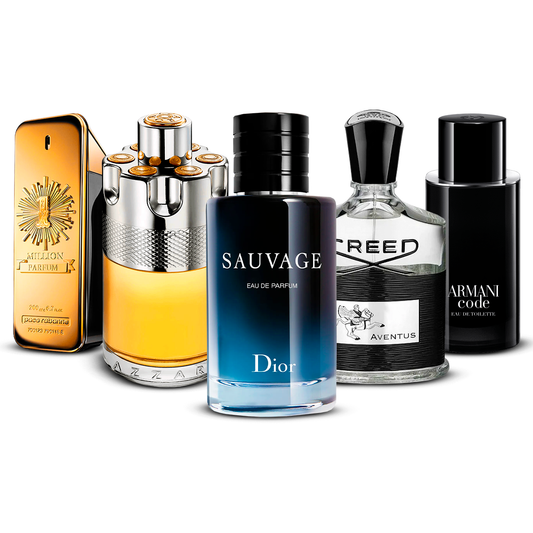 Set 5 Parfumuri  – 1 Million, Azzaro Wanted, Sauvage, Creed Aventus și Armani Code  [100 ml fiecare]