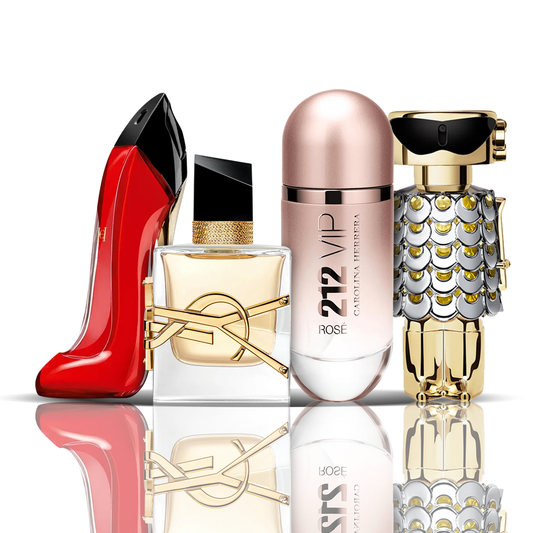 Set 4 Parfumuri | Very Good Girl + Libre + 212 VIP Rose + Fame 100 ml