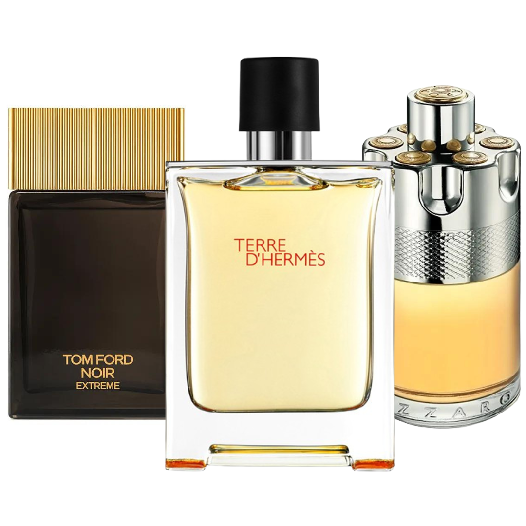 Set 3 Parfumuri | Terre de’Hermes, Azzaro Wanted, Tom Ford Noir Extreme 100 ml