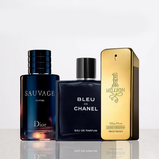 Set 3 Parfumuri | Sauvage Dior + One Million + Bleu de Chanel 100 ml